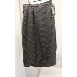NOS with tags, VTG, 70-80s cashmere and wool wrap skirt size 12